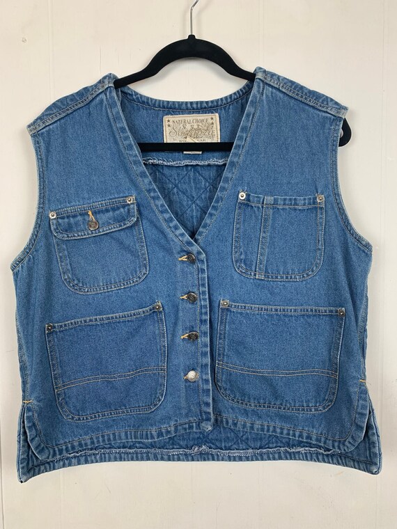 Sostanza Natural Choice Workwear Style Vest - Etsy