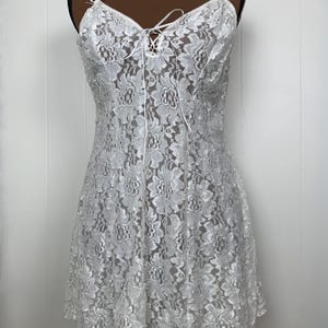 Fredrick’s of Hollywood White Lace Nighty