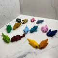 3d Printed Mini Monsters stocking stuffers, gift bag, easter, fidget toys, Valentines day, One Dollar Gifts, Dragon, Shark, Lizard, Axolotl