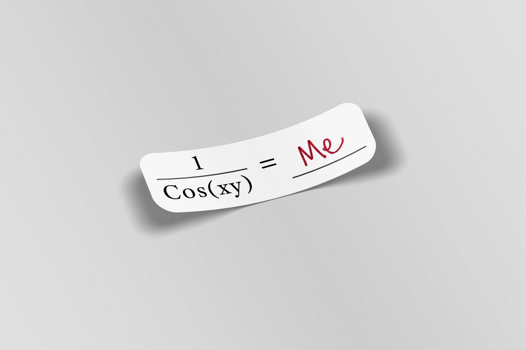 Sticker Trigonometry Funny Math Pun Sticker - Trigonometry Stickers - Sexy Funny DIY ...