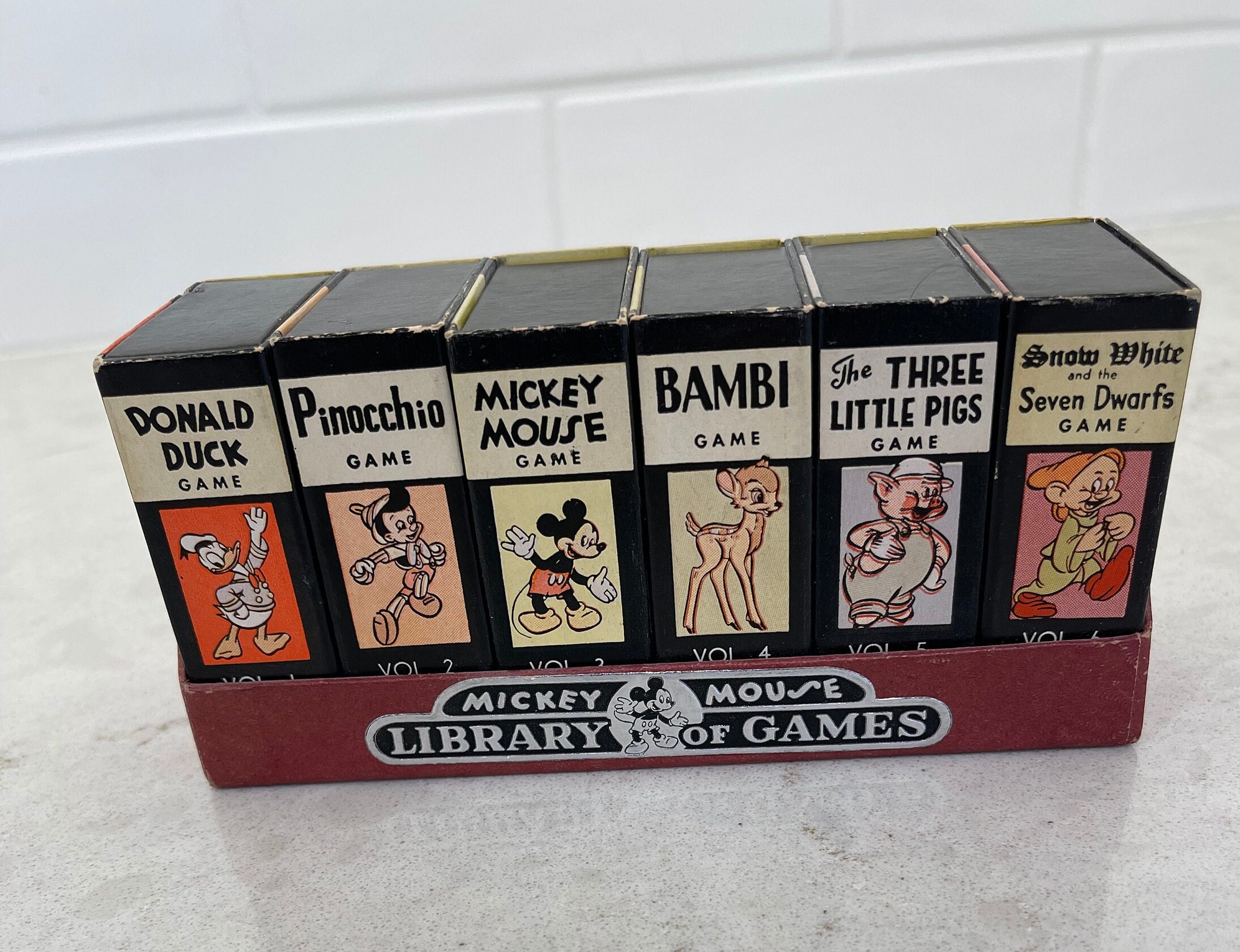 Mickey Mouse Library of Games - Etsy