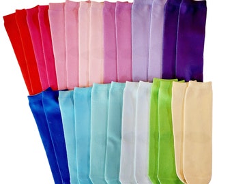 Chaussettes de couleurs unies, Mode pour tous les âges, Sublimation, Neutre en matière de genre, Chaussettes longues, Faveurs de fête, Accessoires de cheerleading, Retour à l’école