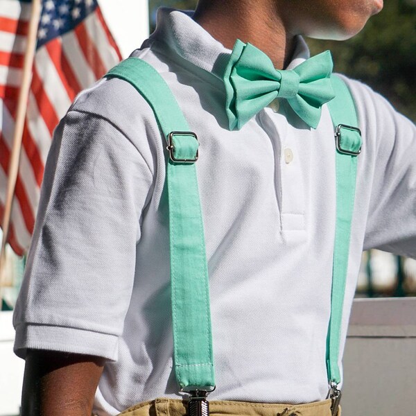 Mint Suspenders Etsy
