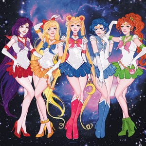 STAR SENSHI Sailor Moon Print
