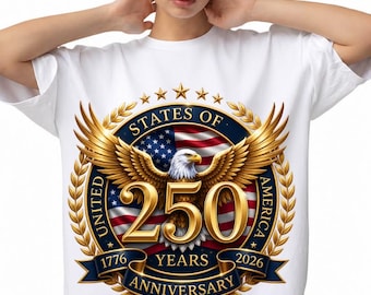 USA 250th Anniversary PNG, 1776-2026 Independence Day, America 250 Eagle, 4th of July PNG