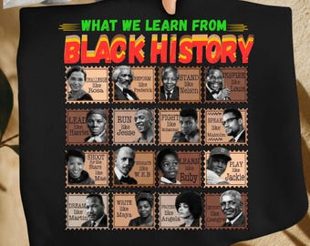 Black History Month PNG Bundle, Afro American Woman Shirt Designs (Digital Download)