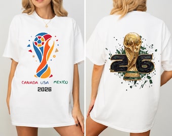 SVG de la Copa Mundial 2026, logotipo de fútbol de Canadá, EE. UU. y México en PNG, arte vectorial de trofeos de fútbol, imágenes prediseñadas deportivas coloridas, diseño de ropa para aficionados al fútbol