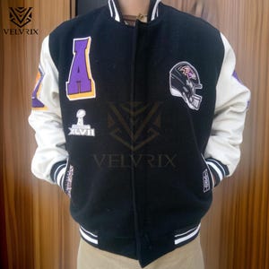 Nfl Baltimore Ravens Varsity Jacket | Letterman Jacket | Varsity Jacket | Baseball Jacket | Bomber Jacket | College Jacket | Nfl Football