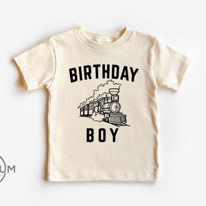 Birthday Boy® Train Toddler Shirt | 100% Premium Cotton | Available In Toddler Shirt or Onesie® | Train Design