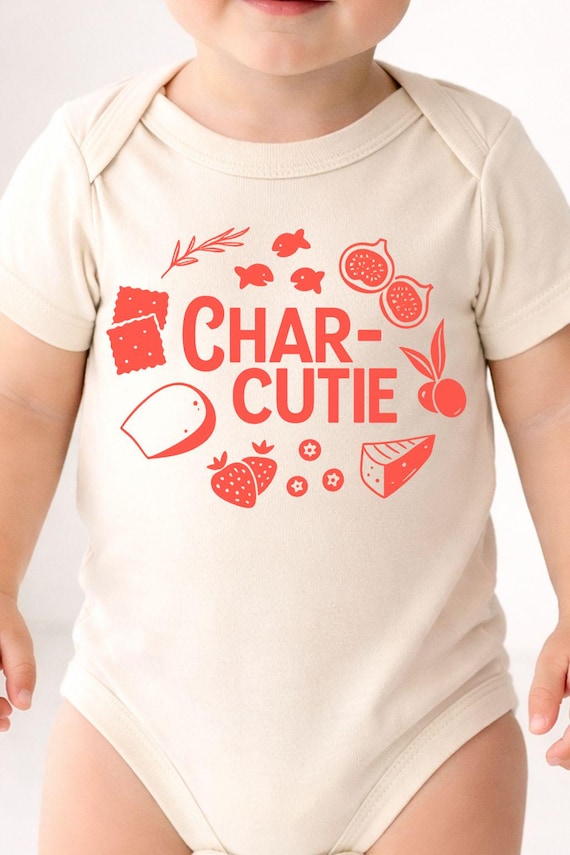 Char-Cutie Girl Onesie® – Foodie Gift for Baby Shower