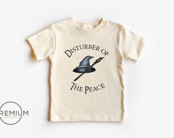 Disturber Of The Peace Toddler Shirt - Cute Fantasy Onesie® - Natural Bodysuit