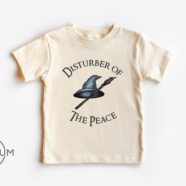 Disturber Of The Peace Toddler Shirt - Cute Fantasy Onesie® - Natural Bodysuit