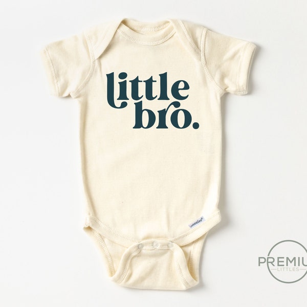 Little Bro Onesie®- Little Brother Shirt - Retro Boho Little Brother Pregnancy Announcement