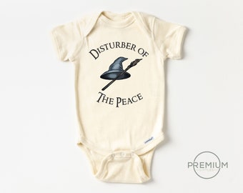 Disturber Of The Peace Onesie® - 100% Premium Cotton - Natural Color - Available in SS Onesie®, LS Onesie® or Toddler Shirt