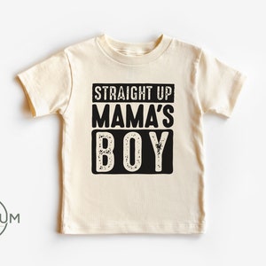 straight up mama's boy dog shirt