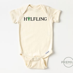 Halfling Onesie® - Halfling Toddler Shirt - Natural bodysuit