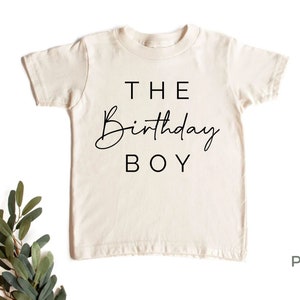 Birthday Boy Shirt - Birthday Onesie® - Natural Shirt