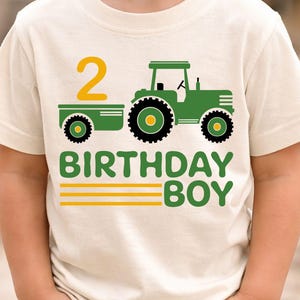 Toddler Boy 2nd Birthday Farm Shirt | Little Farmer Tee