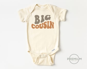 Big Cousin Onesie® - Baby Cousin Reveal -  Natural Shirt