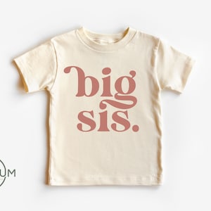 Big Sis Onesie®- Big Sister Shirt - Retro Boho Pregnancy Announcement