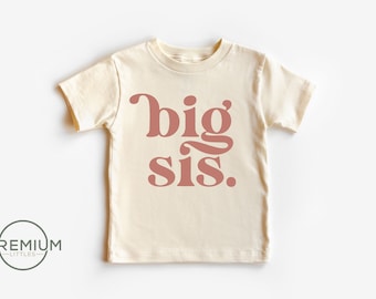 Big Sis Onesie®- Big Sister Shirt - Retro Boho Pregnancy Announcement