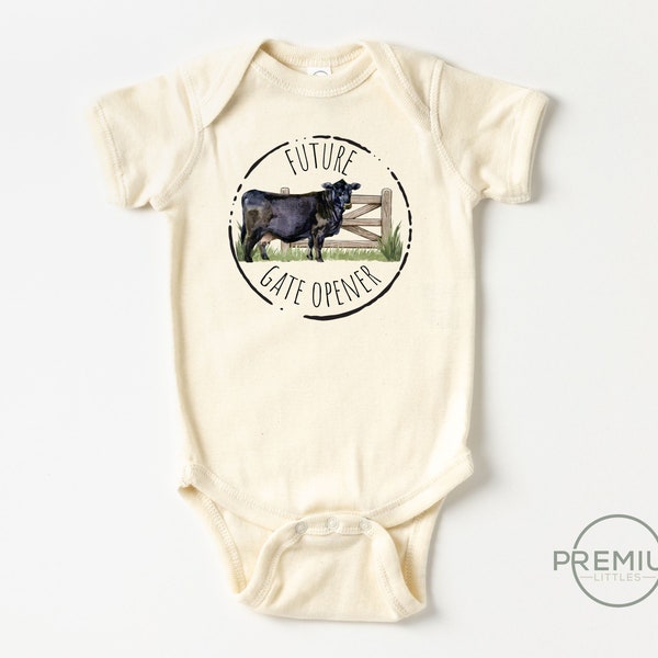 Future Gate Opener Onesie® - Natural Color - 100% Premium Cotton - Toddler Shirt or Onesie®