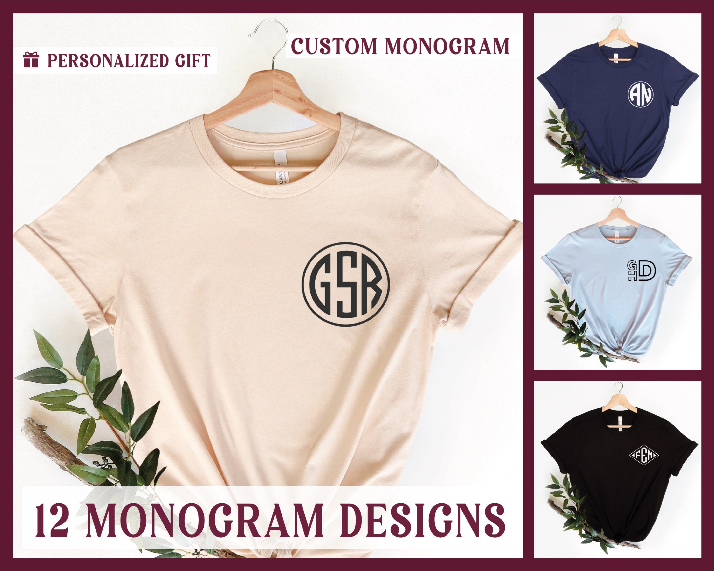 Custom Monogrammed T-shirt