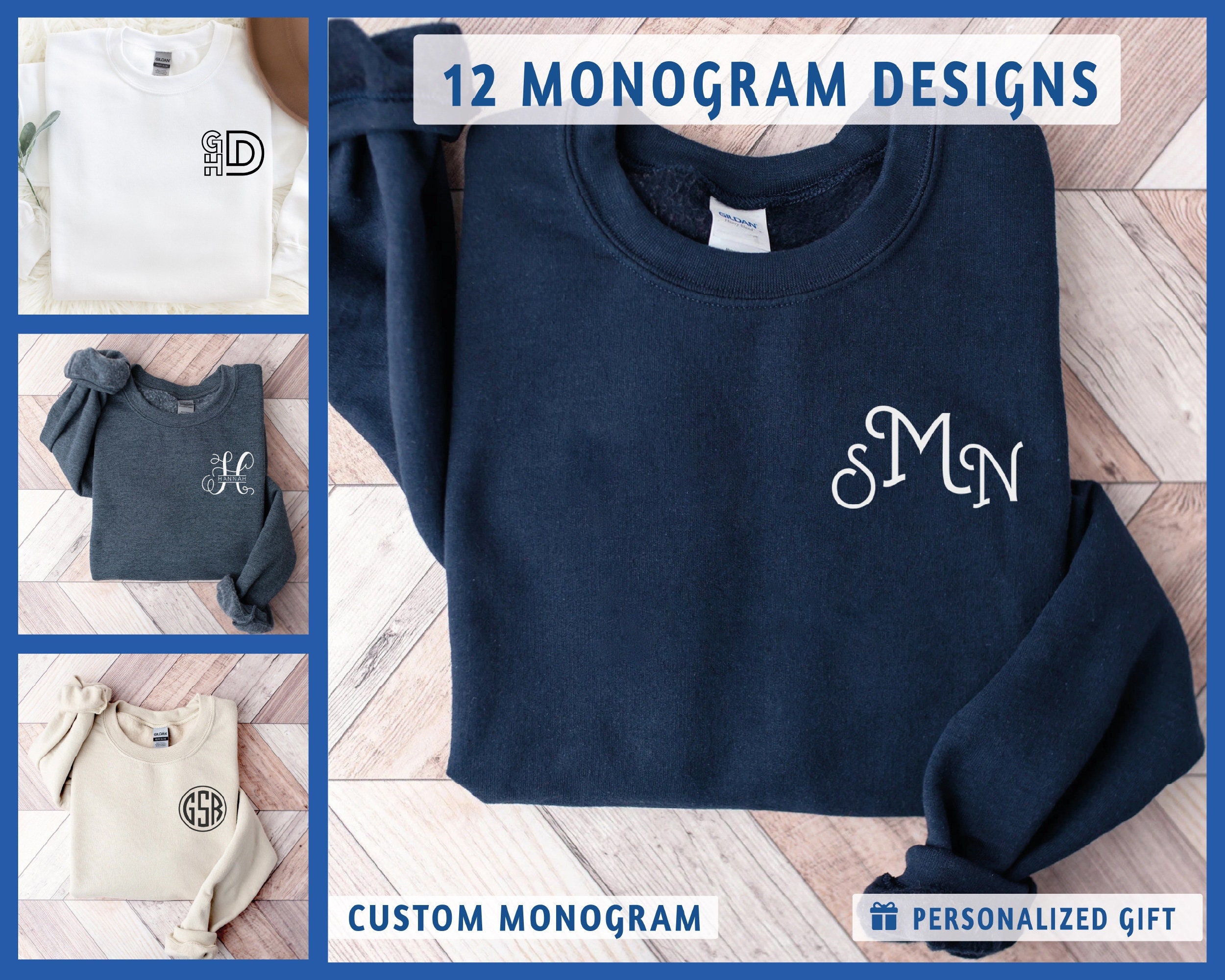 Sleeve Monogrammed Sweatshirt -- Simplicity, Comfort Colors Brand – The  Southern Post