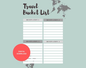 Travel Bucket List