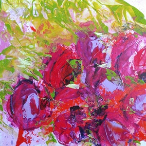 Pintura original de ramillete
