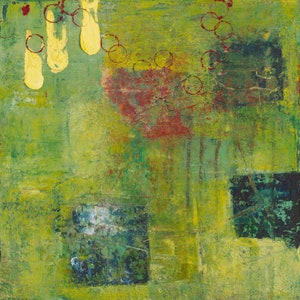 Betty&#39;s Got a Date - Mid-Century Style Modern Abstract Painting