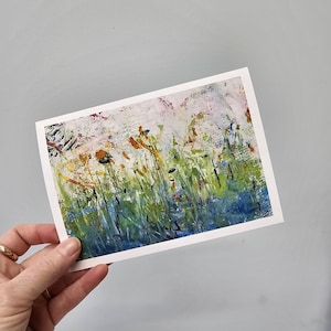 Cartes florales, Cartes de correspondance Tiger Lys, Fleurs impressionnistes, Cartes de correspondance vierges Fleurs de cottage