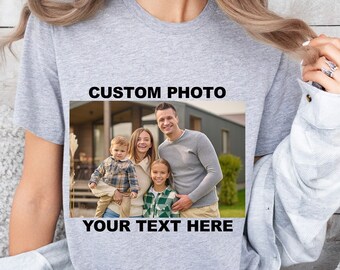 Custom Photo T-Shirt: Personalized Family Picture Shirt