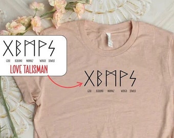 Personalized Runes Viking T-Shirt: Custom Norse Tee