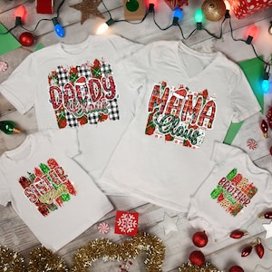 Personalized Family Christmas Shirt: Matching Cotton Holiday Tee
