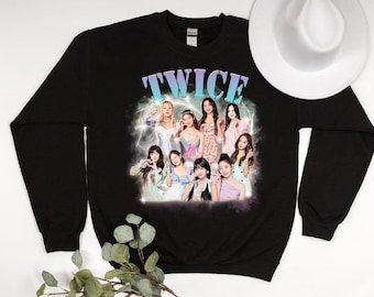 Twice Kpop Chibi Sweatshirt, Korean Drama Lover Gift