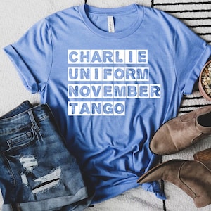 Sarcastic NATO Phonetic Alphabet Tee: Funny Coded Adult Humor
