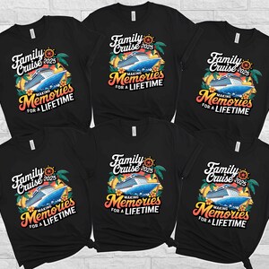 Family Cruise Shirts 2025, Matching Family & Friends Cruise Tees,Cruise Squad Shirts for Group Trips