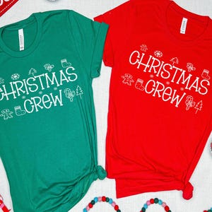 Matching Family Christmas Crew Shirt: Cotton Holiday Pajamas