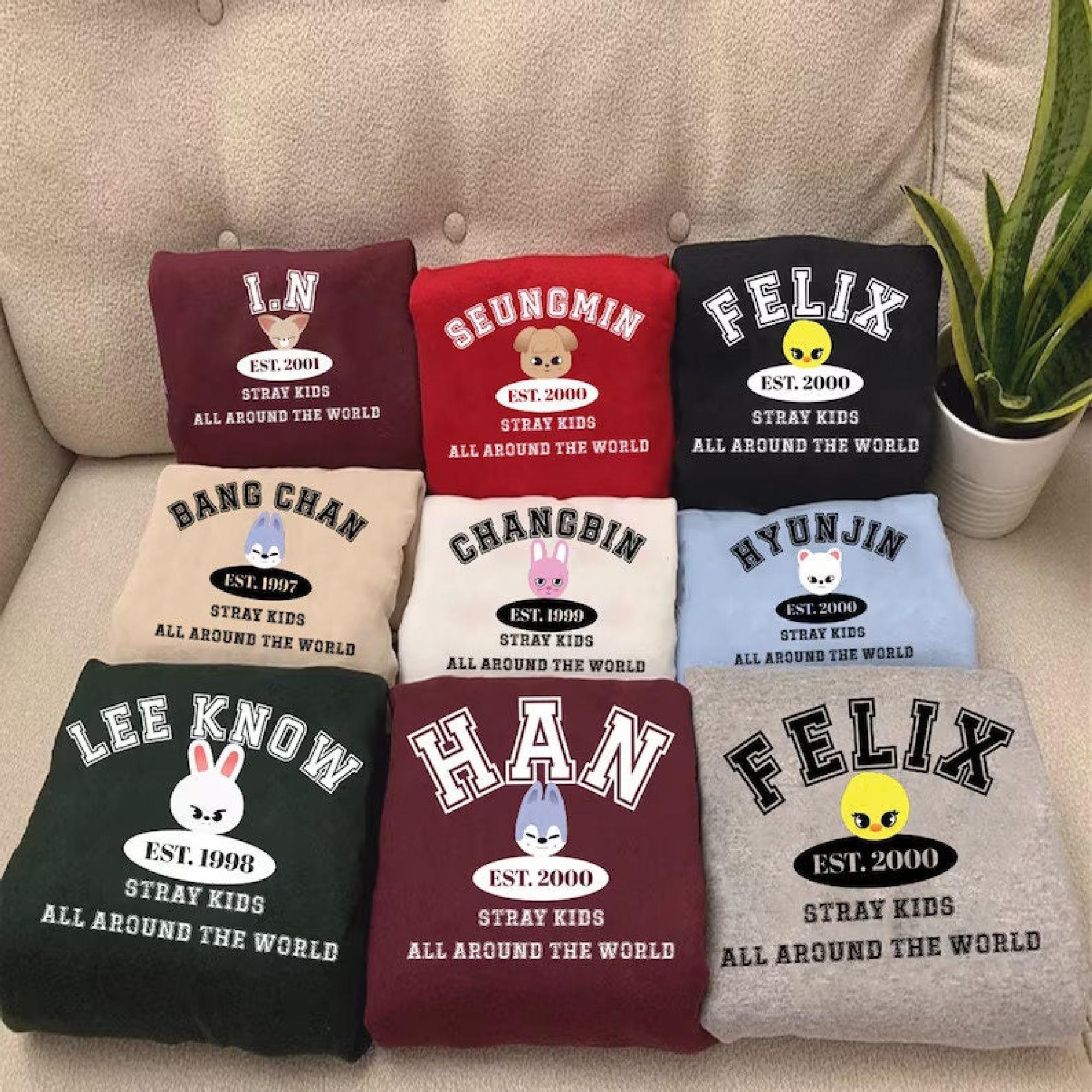 Stray Kids Chibi Sweatshirt: Kpop Merch, Felix Sweater