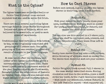 Celtic Tree Ogham Meanings and Casting Instructions