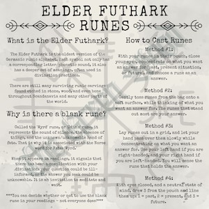 Elder Futhark Runes - Meanings and Casting Instructions