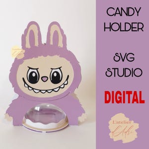 DIGITAL_ Candy holder/ dome size 8cm/ open and close system