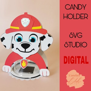DIGITAAL_ Snoephouder/ koepelmaat 8 cm/ open- en sluitsysteem/ hondensnoephouder