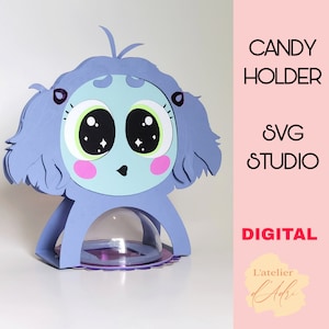 DIGITAL- Pojemnik na cukierki Emotions / rozmiar kopuły 8cm / system otwierania i zamykania