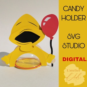 DIGITAL_ Halloween Candy holder/ dome size 8cm/ open and close system