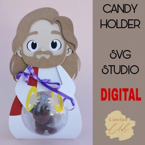 DIGITAL_ Easter Candy holder/ dome size 8cm/ open and close system