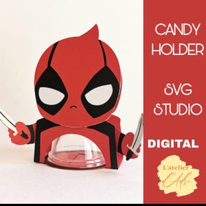 DIGITAL- Bonbonhalter Helden / Kuppelgröße 8 cm/ Dulcero-Helden