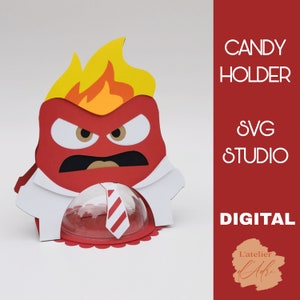 DIGITAL- Pojemnik na cukierki Emotions / rozmiar kopuły 8cm / system otwierania i zamykania
