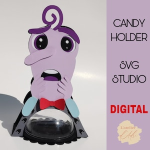 DIGITAL-  Emotions candy holder / dome size 8cm/ open and close system